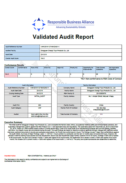 EICC(RBA)电子行业行为准则