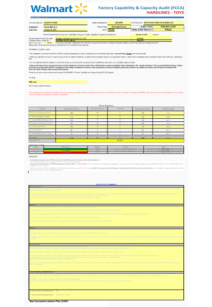 FCCA沃尔玛质量认证