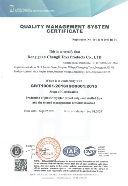 ISO 19001证书